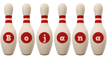 Bojana bowling-pin logo