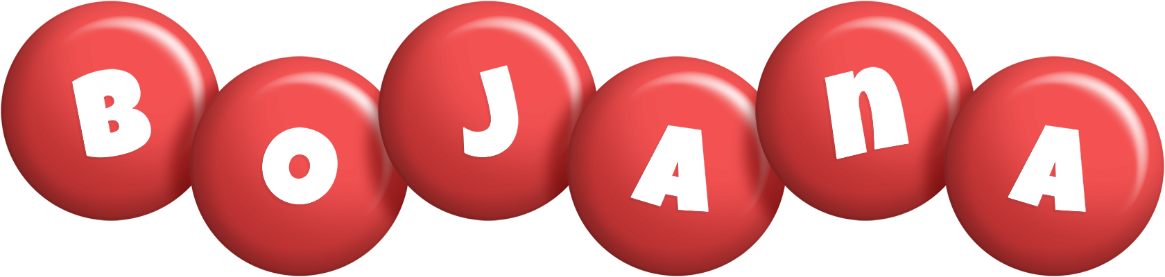 Bojana candy-red logo