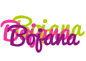 Bojana flowers logo