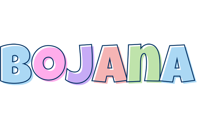 Bojana pastel logo
