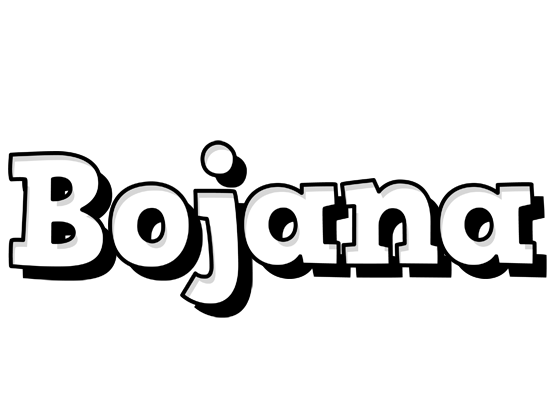 Bojana snowing logo