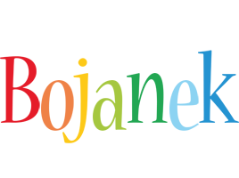 Bojanek birthday logo