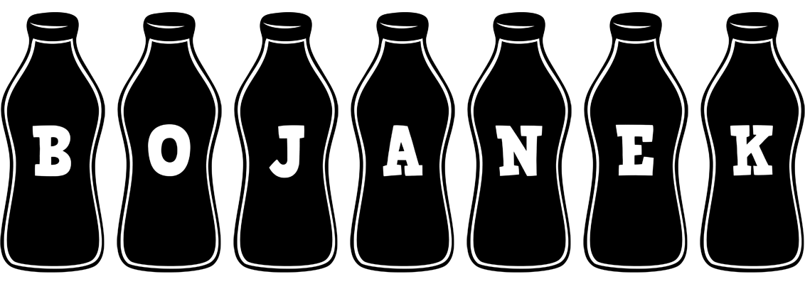 Bojanek bottle logo