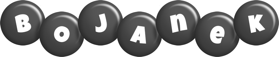 Bojanek candy-black logo