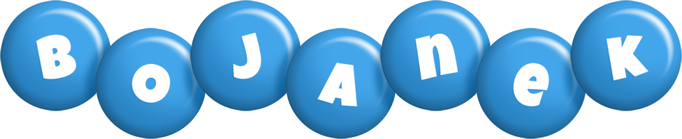 Bojanek candy-blue logo