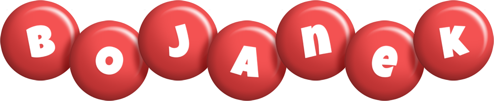 Bojanek candy-red logo