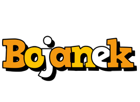 Bojanek cartoon logo