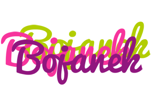 Bojanek flowers logo