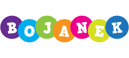 Bojanek happy logo