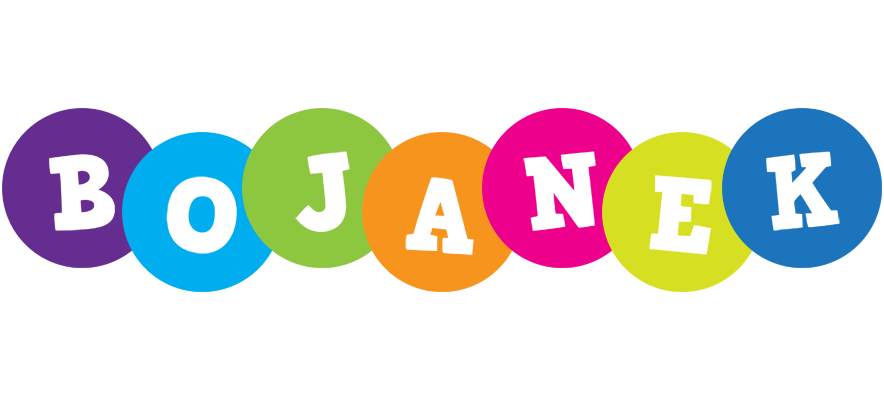 Bojanek happy logo