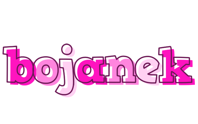 Bojanek hello logo