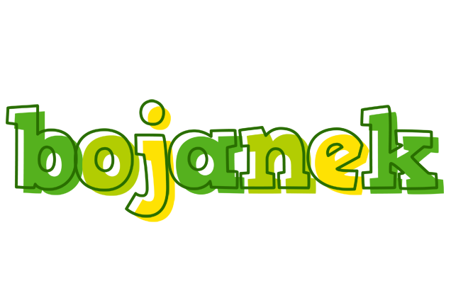 Bojanek juice logo