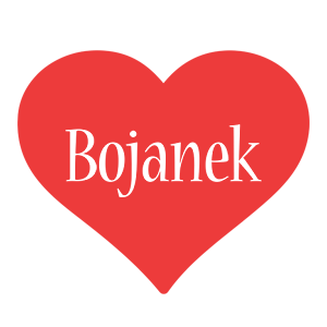 Bojanek love logo