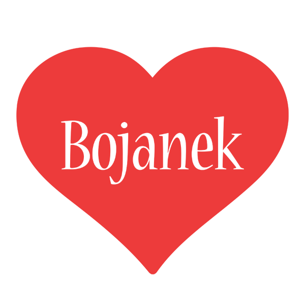 Bojanek love logo