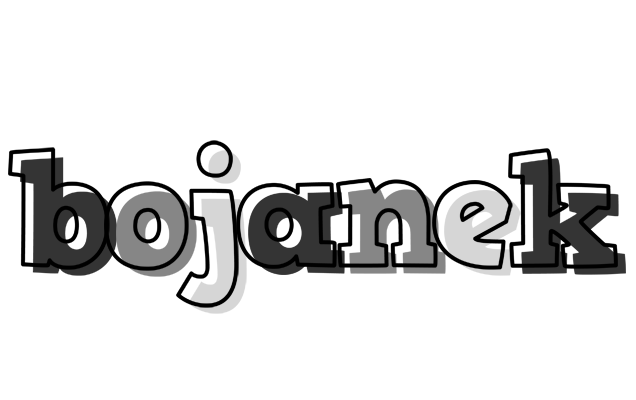 Bojanek night logo