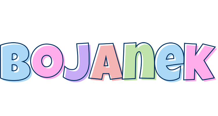 Bojanek pastel logo