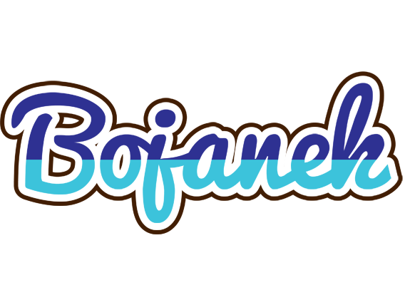 Bojanek raining logo