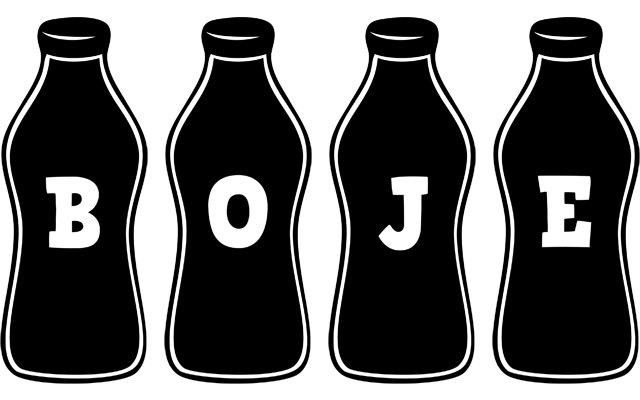 Boje bottle logo