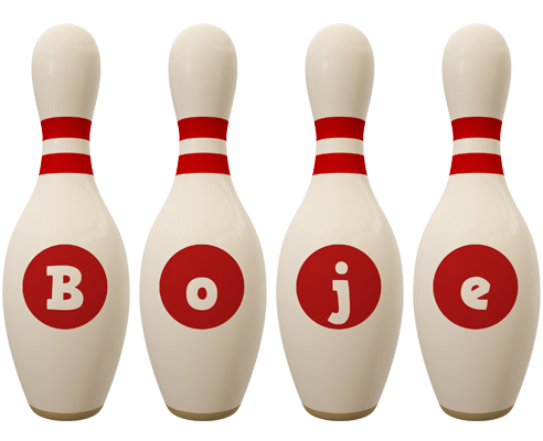 Boje bowling-pin logo