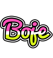 Boje candies logo