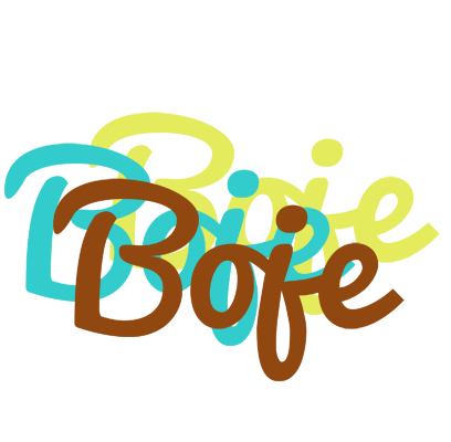 Boje cupcake logo