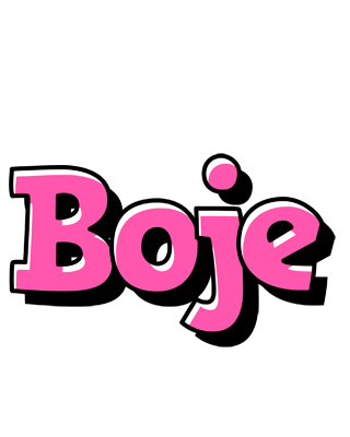 Boje girlish logo