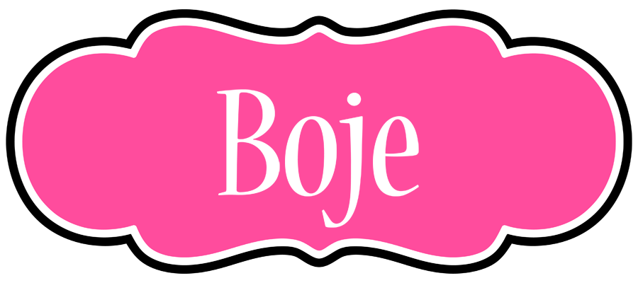 Boje invitation logo