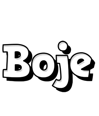 Boje snowing logo