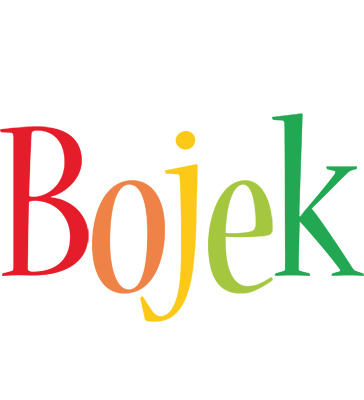 Bojek birthday logo