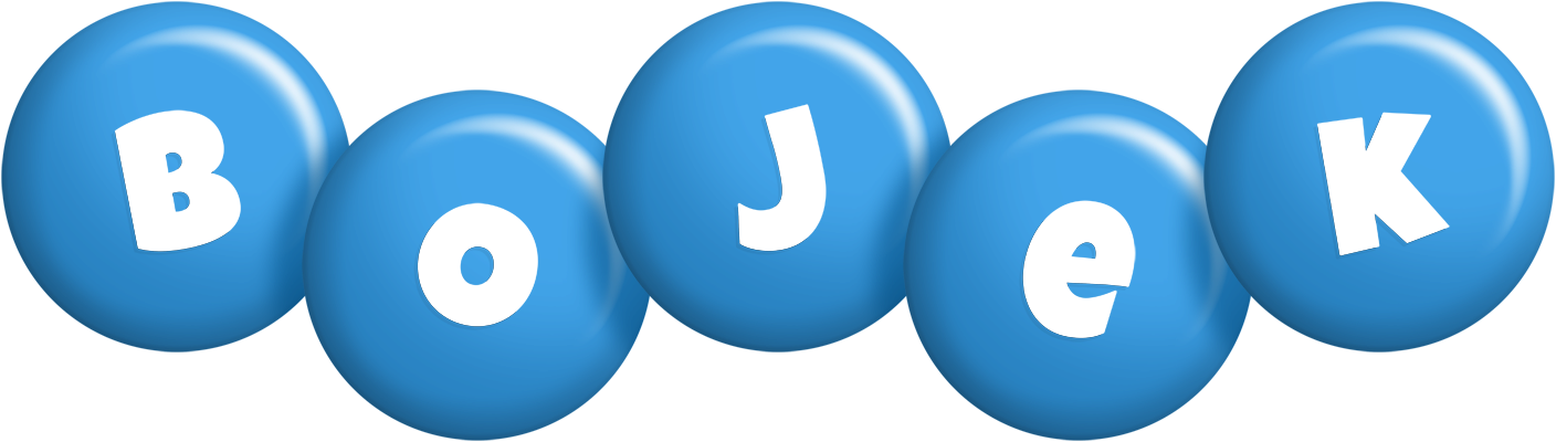 Bojek candy-blue logo