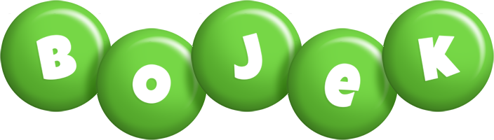Bojek candy-green logo