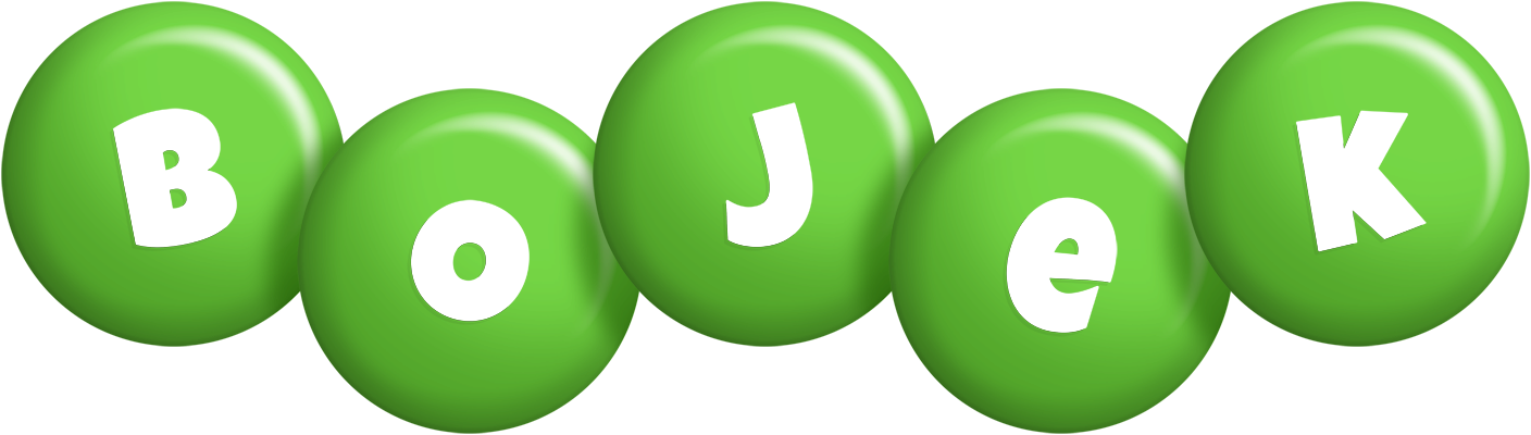 Bojek candy-green logo