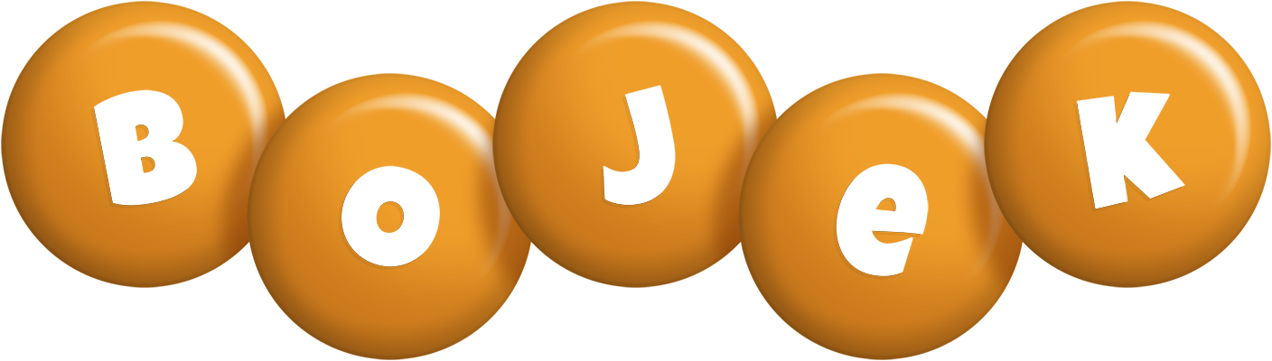 Bojek candy-orange logo