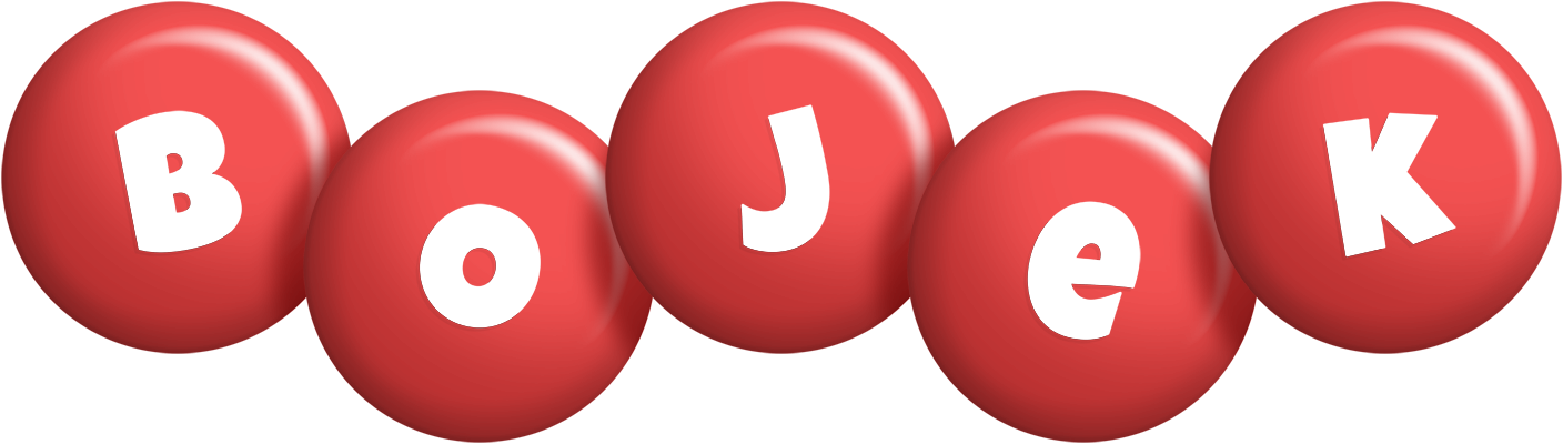 Bojek candy-red logo