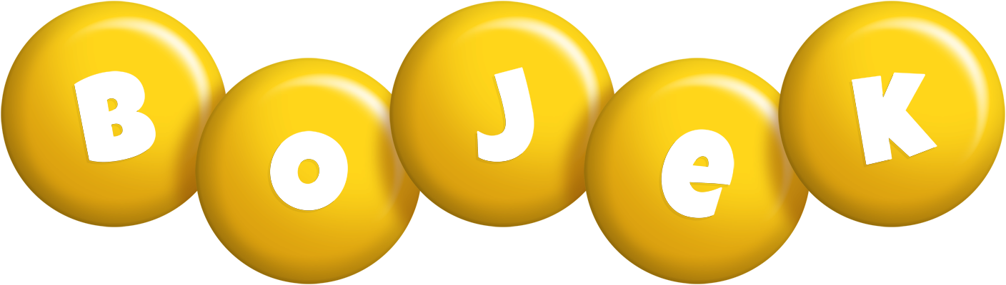 Bojek candy-yellow logo
