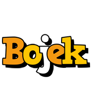 Bojek cartoon logo
