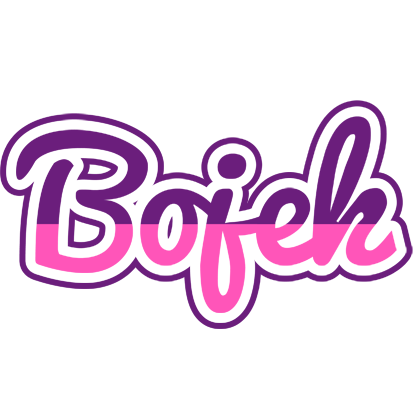 Bojek cheerful logo