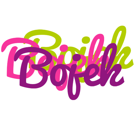 Bojek flowers logo