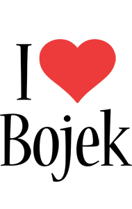 Bojek i-love logo
