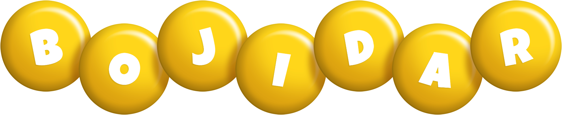 Bojidar candy-yellow logo