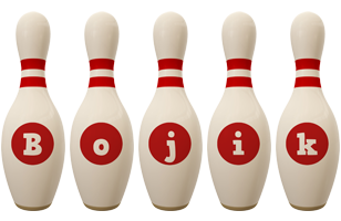 Bojik bowling-pin logo