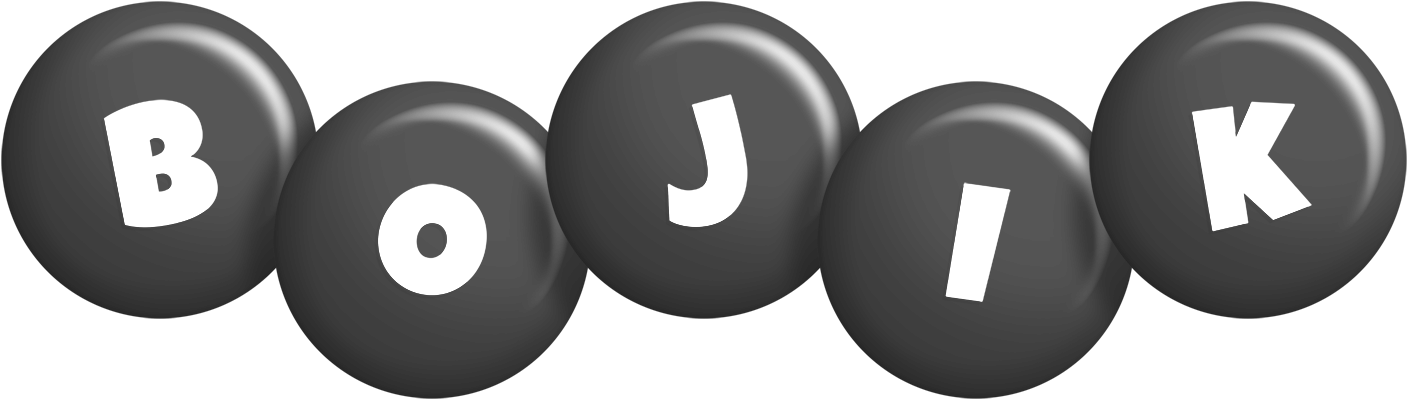 Bojik candy-black logo