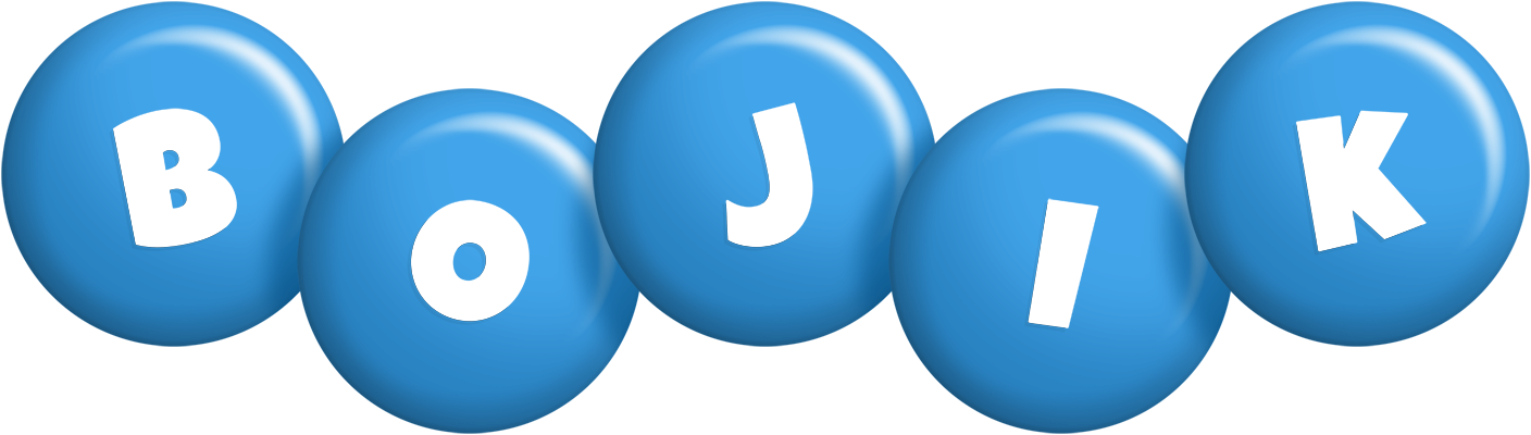 Bojik candy-blue logo