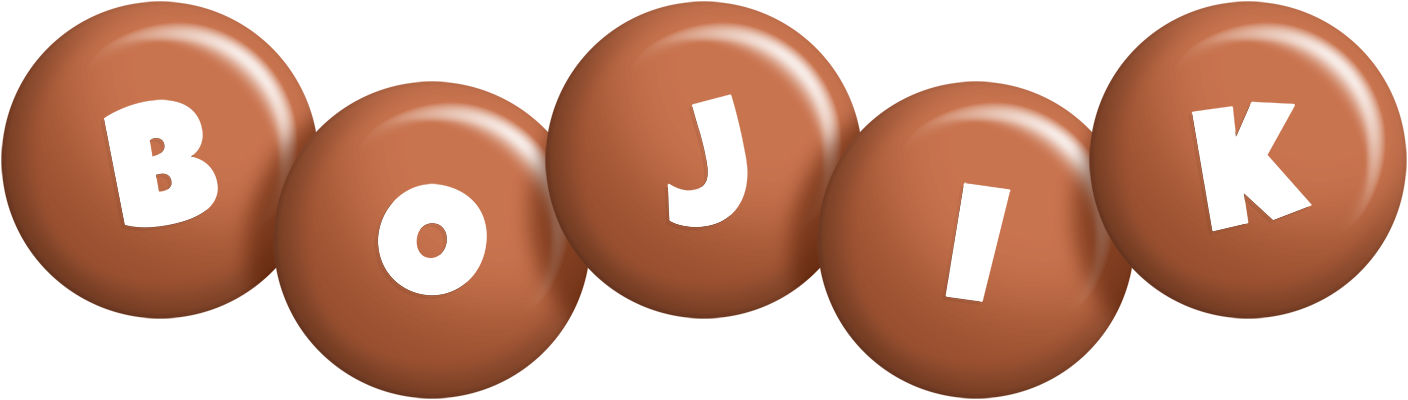Bojik candy-brown logo