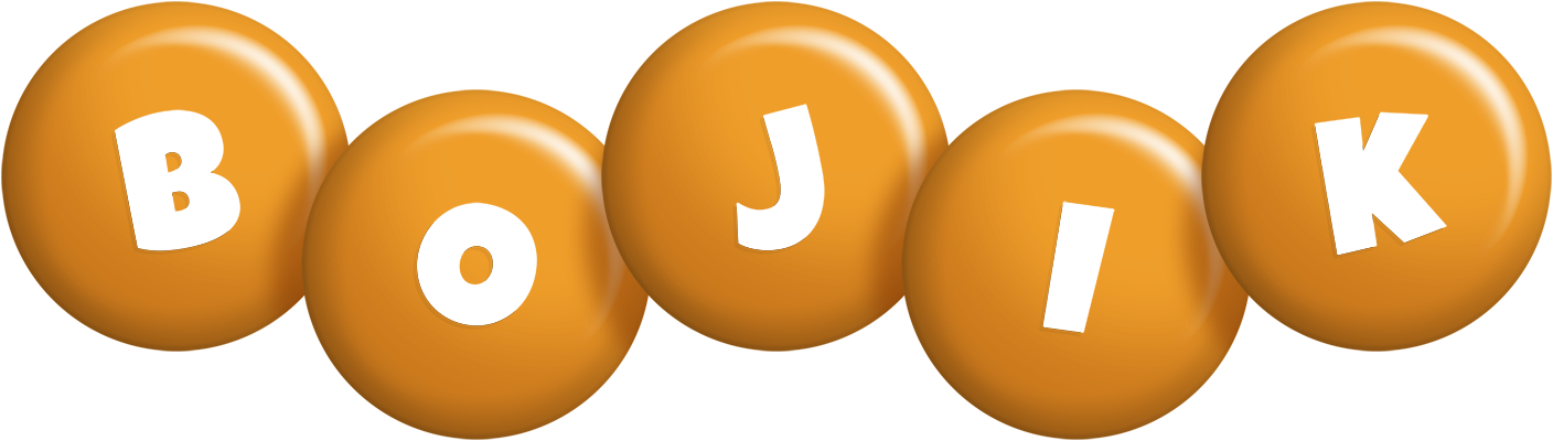 Bojik candy-orange logo
