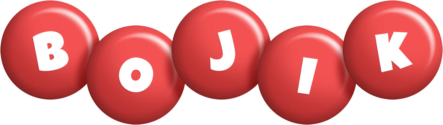 Bojik candy-red logo