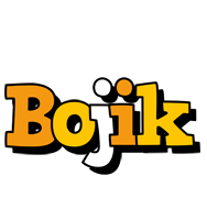 Bojik cartoon logo