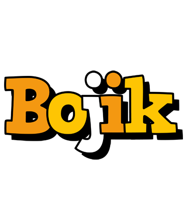Bojik cartoon logo