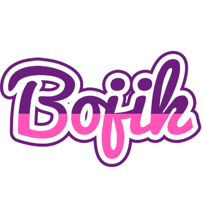 Bojik cheerful logo