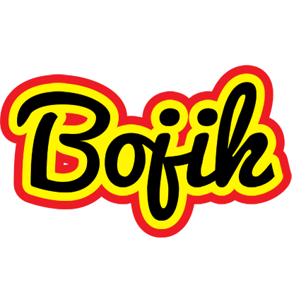 Bojik flaming logo